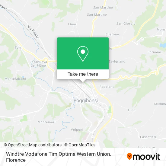 Windtre Vodafone Tim Optima Western Union map