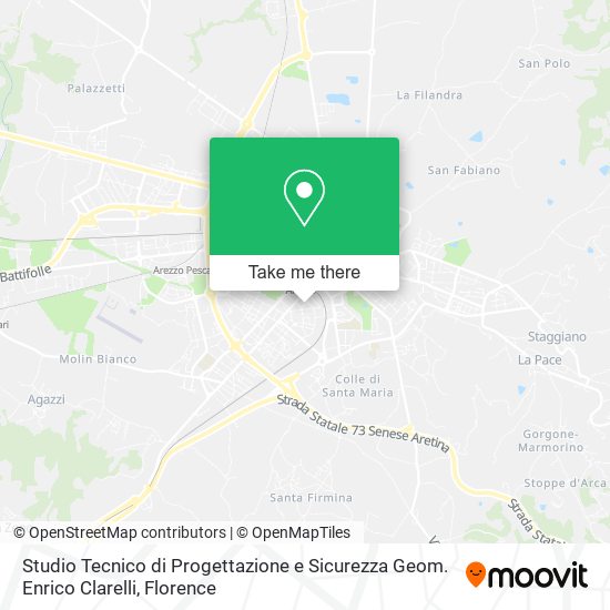 Studio Tecnico di Progettazione e Sicurezza Geom. Enrico Clarelli map