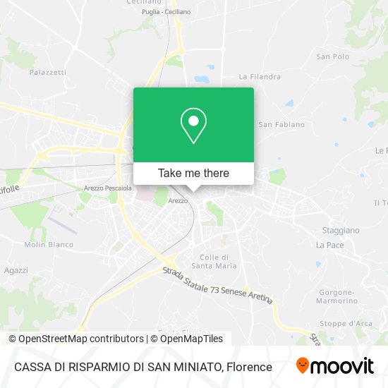 CASSA DI RISPARMIO DI SAN MINIATO map