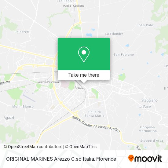 ORIGINAL MARINES Arezzo C.so Italia map