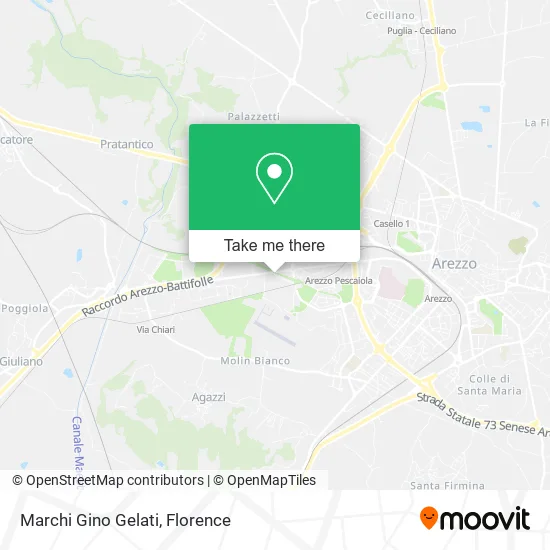 Marchi Gino Gelati map