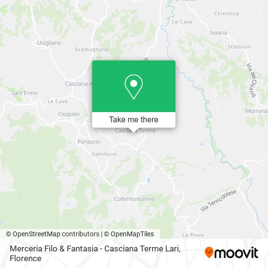 Merceria Filo & Fantasia - Casciana Terme Lari map