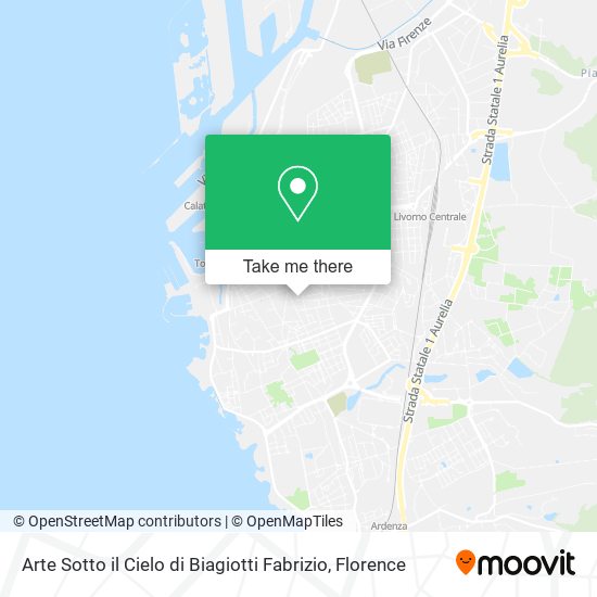 Arte Sotto il Cielo di Biagiotti Fabrizio map