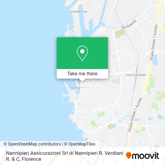 Nannipieri Assicurazioni Srl di Nannipieri R. Verdiani R. & C map