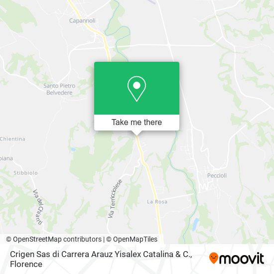 Crigen Sas di Carrera Arauz Yisalex Catalina & C. map