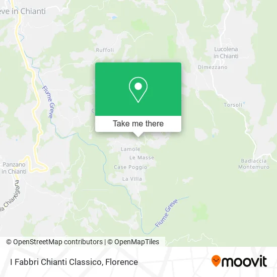 I Fabbri Chianti Classico map