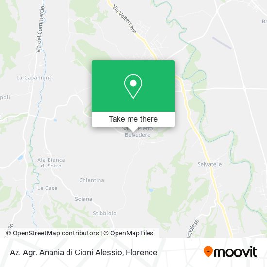 Az. Agr. Anania di Cioni Alessio map