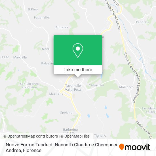 Nuove Forme Tende di Nannetti Claudio e Checcucci Andrea map