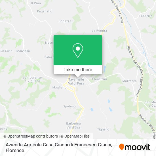 Azienda Agricola Casa Giachi di Francesco Giachi map