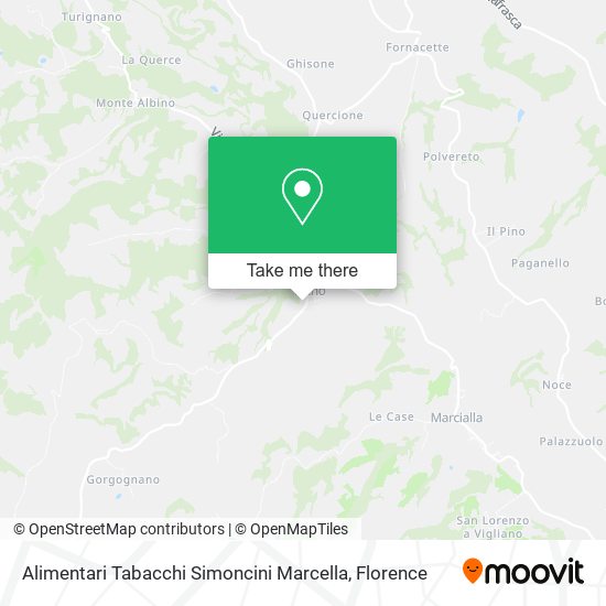 Alimentari Tabacchi Simoncini Marcella map