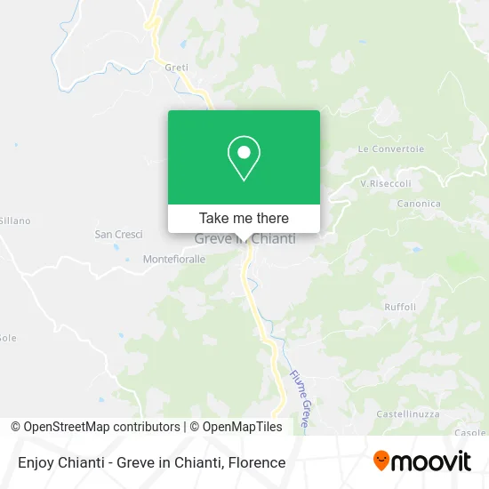 Enjoy Chianti - Greve in Chianti map