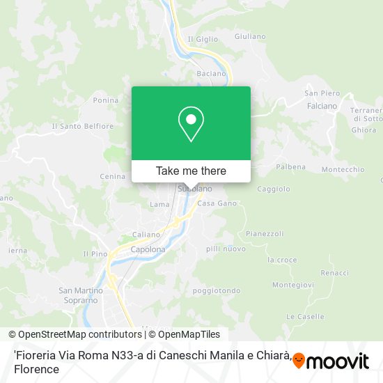 'Fioreria Via Roma N33-a di Caneschi Manila e Chiarà map