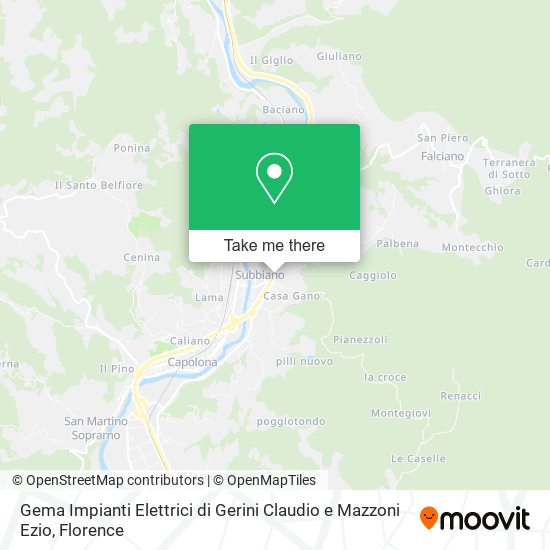 Gema Impianti Elettrici di Gerini Claudio e Mazzoni Ezio map