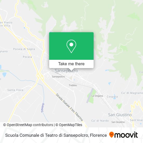 Scuola Comunale di Teatro di Sansepolcro map