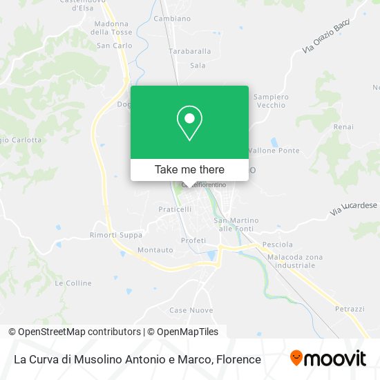 La Curva di Musolino Antonio e Marco map