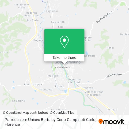 Parrucchiere Unisex Berta by Carlo Campinoti Carlo map