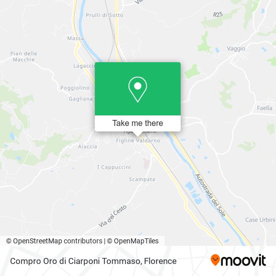 Compro Oro di Ciarponi Tommaso map