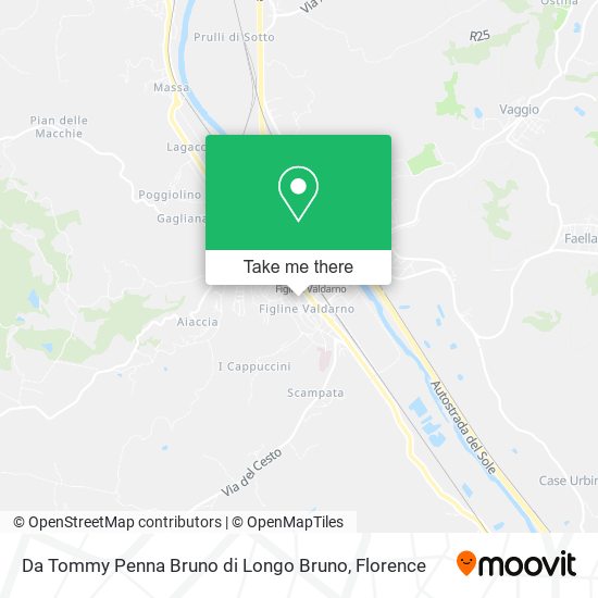 Da Tommy Penna Bruno di Longo Bruno map