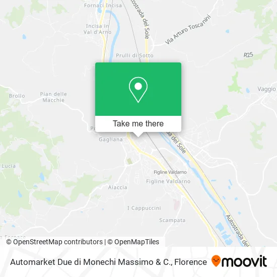 Automarket Due di Monechi Massimo & C. map