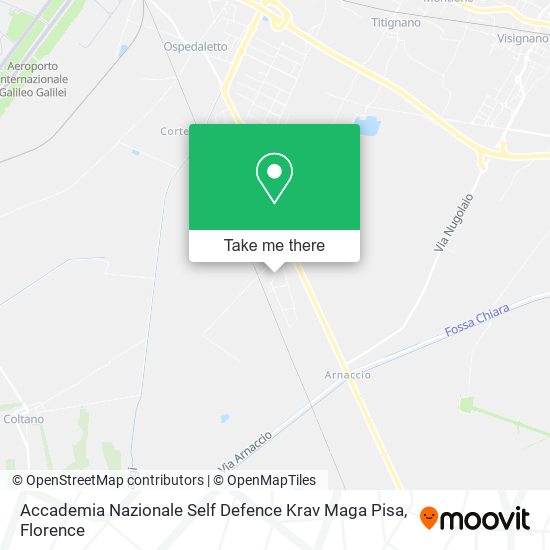 Accademia Nazionale Self Defence Krav Maga Pisa map