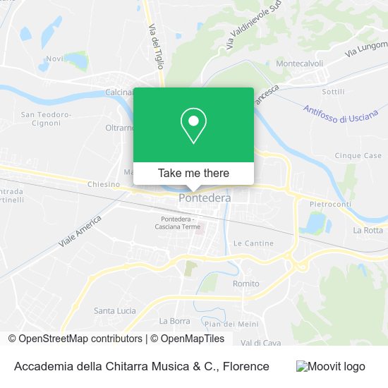 Accademia della Chitarra Musica & C. map