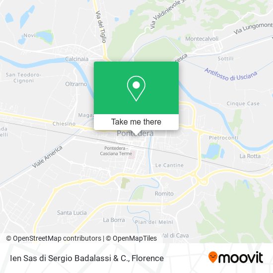 Ien Sas di Sergio Badalassi & C. map