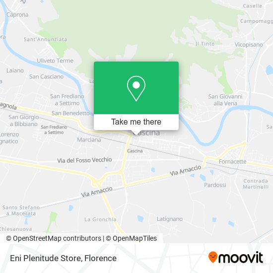 Eni Plenitude Store map