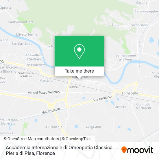 Accademia Internazionale di Omeopatia Classica Pieria di Pisa map