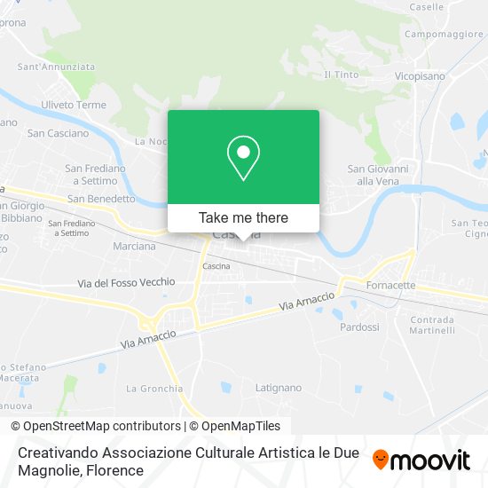 Creativando Associazione Culturale Artistica le Due Magnolie map