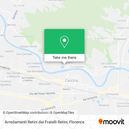 Arredamenti Retini dei Fratelli Retini map