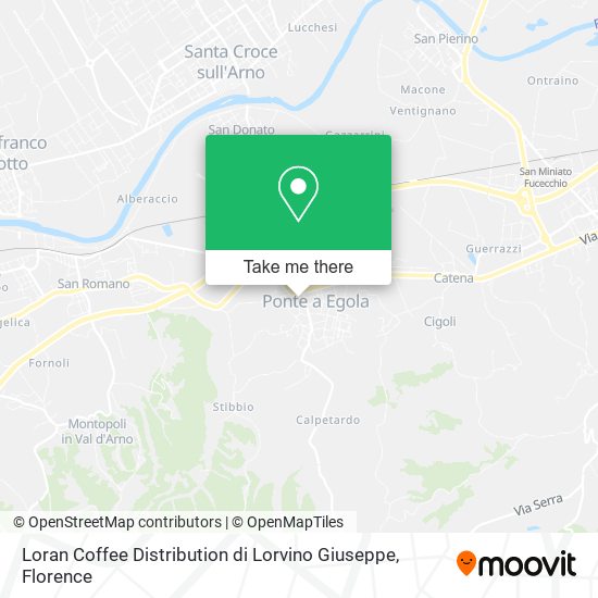 Loran Coffee Distribution di Lorvino Giuseppe map