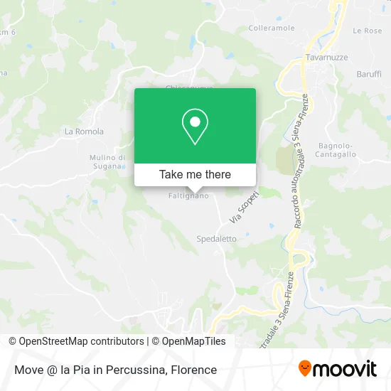Move @ la Pia in Percussina map