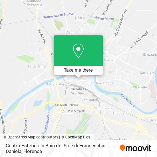 Centro Estetico la Baia del Sole di Franceschin Daniela map