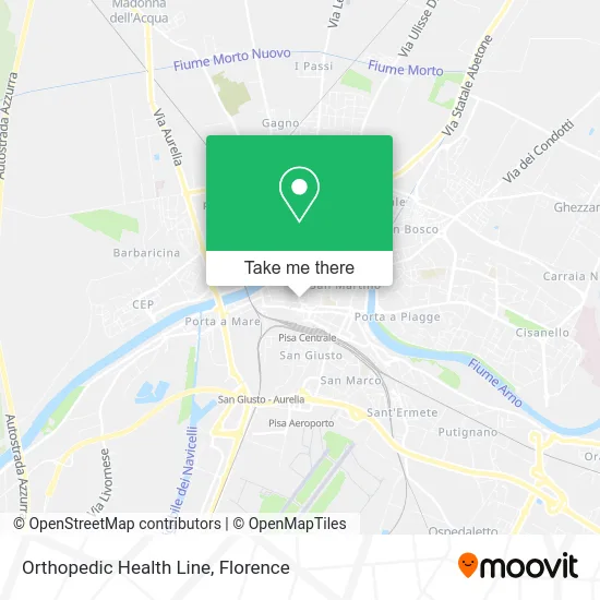 Orthopedic Health Line map