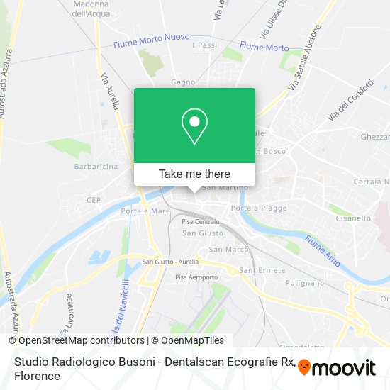 Studio Radiologico Busoni - Dentalscan Ecografie Rx map