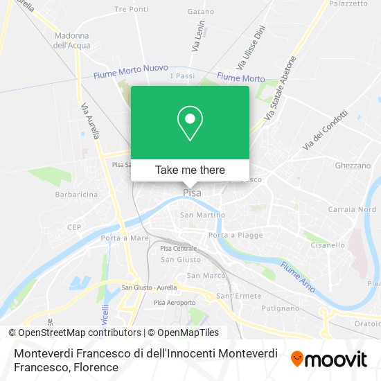 Monteverdi Francesco di dell'Innocenti Monteverdi Francesco map