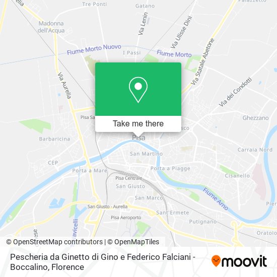 Pescheria da Ginetto di Gino e Federico Falciani - Boccalino map