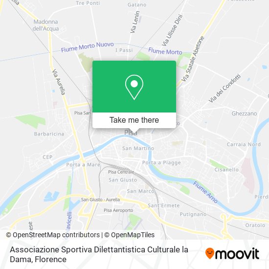 Associazione Sportiva Dilettantistica Culturale la Dama map