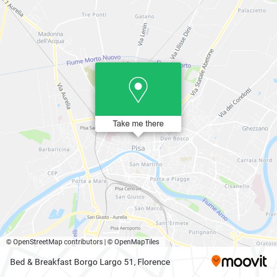 Bed & Breakfast Borgo Largo 51 map