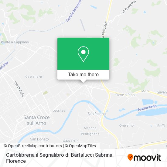 Cartolibreria il Segnalibro di Bartalucci Sabrina map
