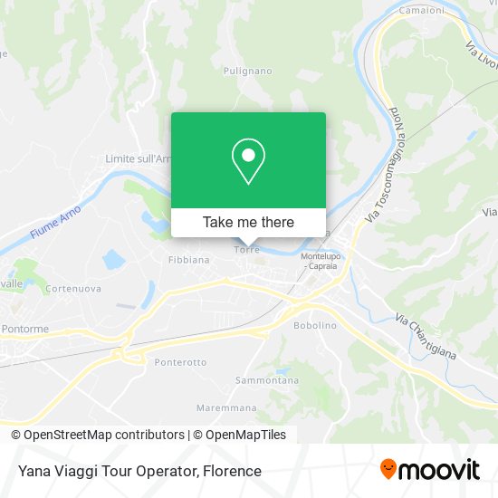 Yana Viaggi Tour Operator map