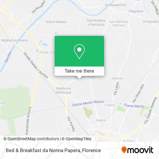 Bed & Breakfast da Nonna Papera map