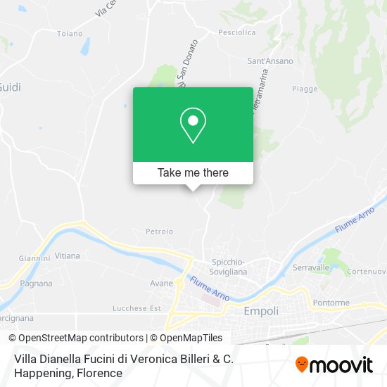 Villa Dianella Fucini di Veronica Billeri & C. Happening map