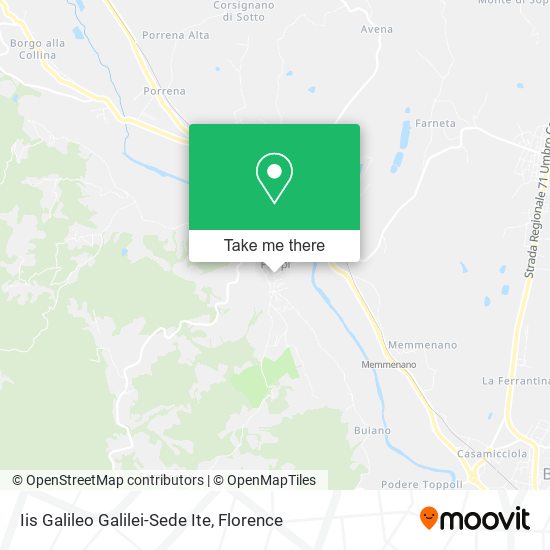 Iis Galileo Galilei-Sede Ite map