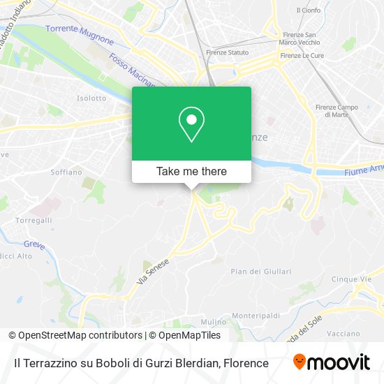 Il Terrazzino su Boboli di Gurzi Blerdian map