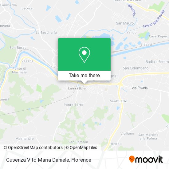 Cusenza Vito Maria Daniele map