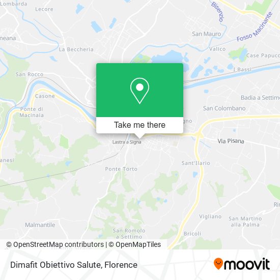 Dimafit Obiettivo Salute map