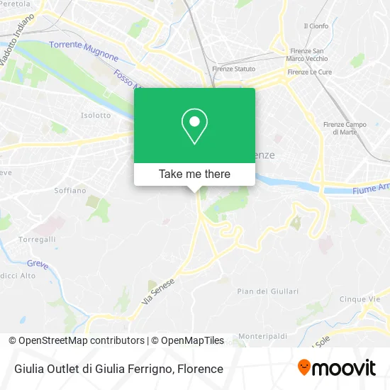 Giulia Outlet di Giulia Ferrigno map