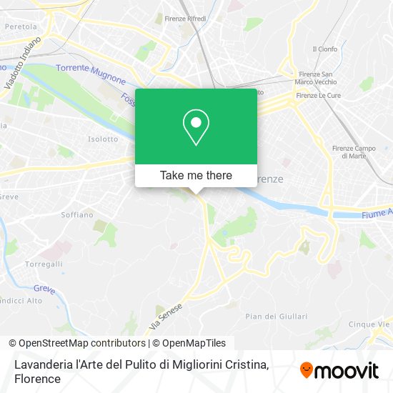 Lavanderia l'Arte del Pulito di Migliorini Cristina map