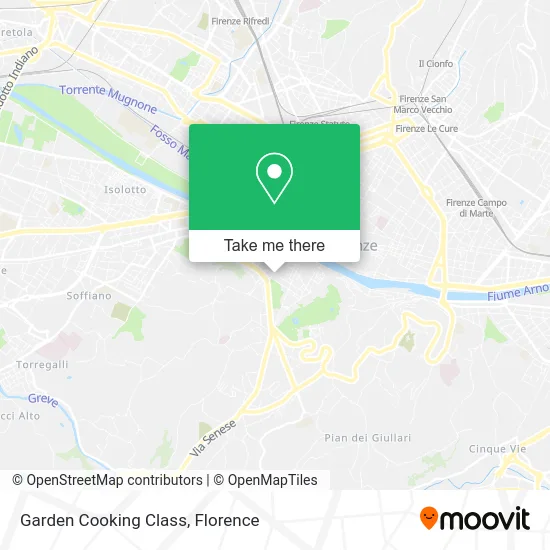 Garden Cooking Class map